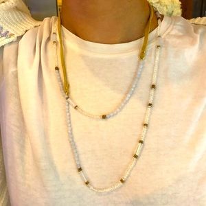 Bead and Leather Chain